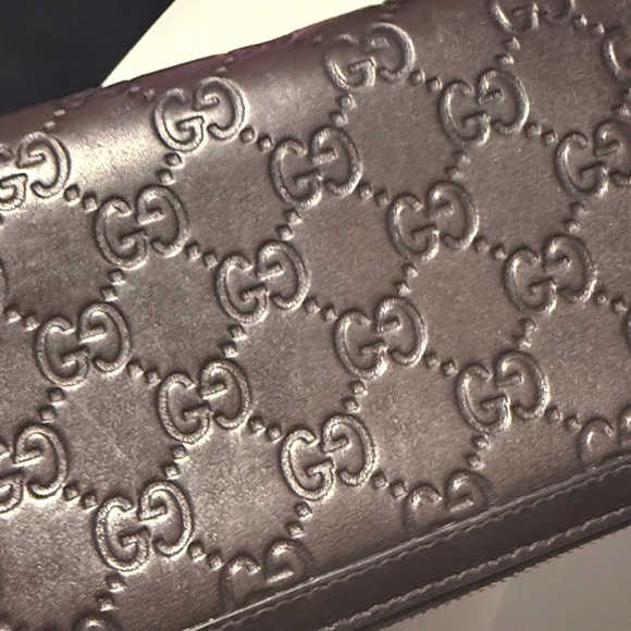 ⭐️Gucci GG brown leather wallet, authentic, EXCELLENT condition box & dustbag - Picture 15 of 16